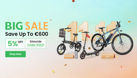 Double 11.11 Day 2024 Electric Riding Sale: Save Big on eBikes & eScooters!