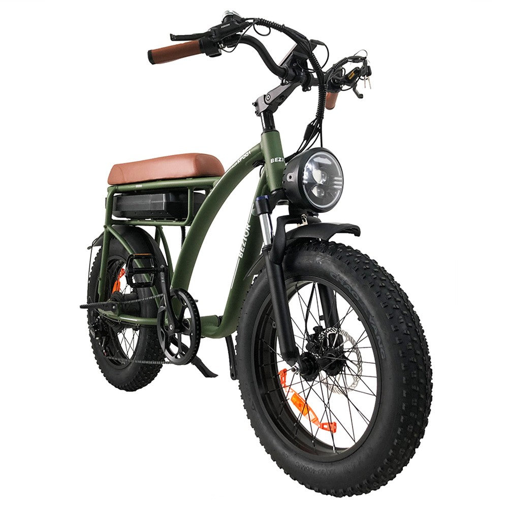 Bezior XF001 Plus Elektrofahrrad 20" Fat Tires 1000W Motor 48V 17,5Ah Batterie