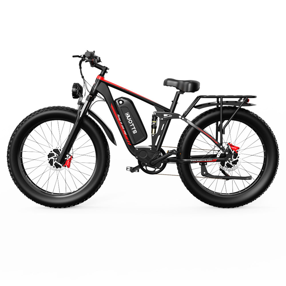 DUOTTS S26 Electric Bike 26" Tires Dual 750W Motors 48V 20Ah Samsung Battery