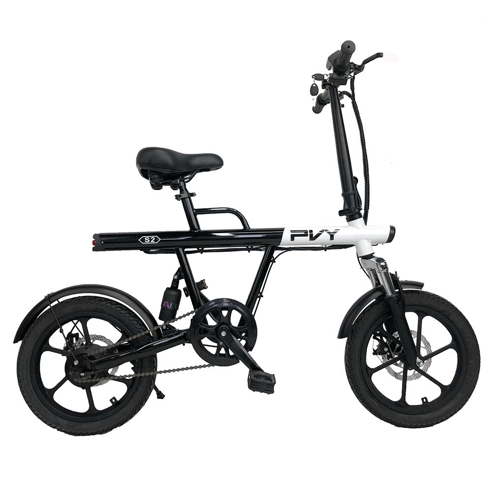 PVY S2 Electric City Bike 16" Tires 250W Motor 36V 7.5Ah Battery