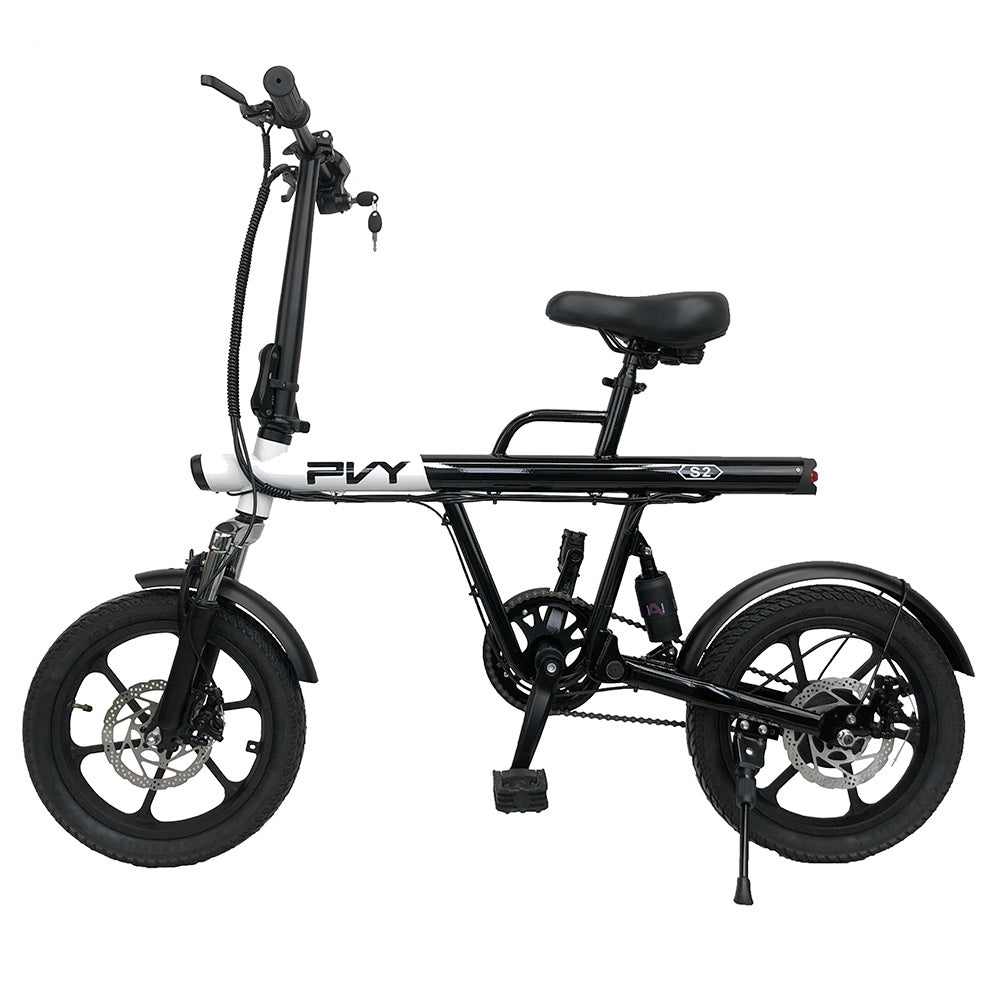 PVY S2 Electric City Bike 16" Tires 250W Motor 36V 7.5Ah Battery