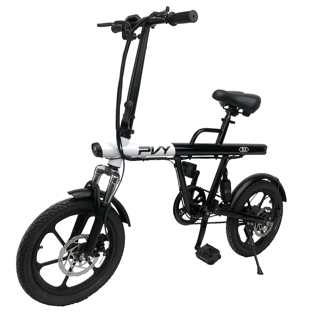 PVY S2 Electric City Bike 16" Tires 250W Motor 36V 7.5Ah Battery