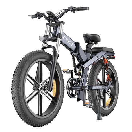 ENGWE X26 Electric Mountain Bike 26" Off-Road Fat Tires Dual 1000W Motors