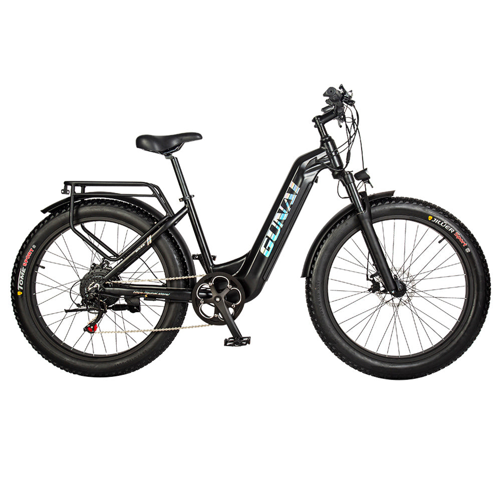 GUNAI GN26 Electric Bike 26" Tires 500W Bafang Motor 48V 17.5Ah Samsung Battery