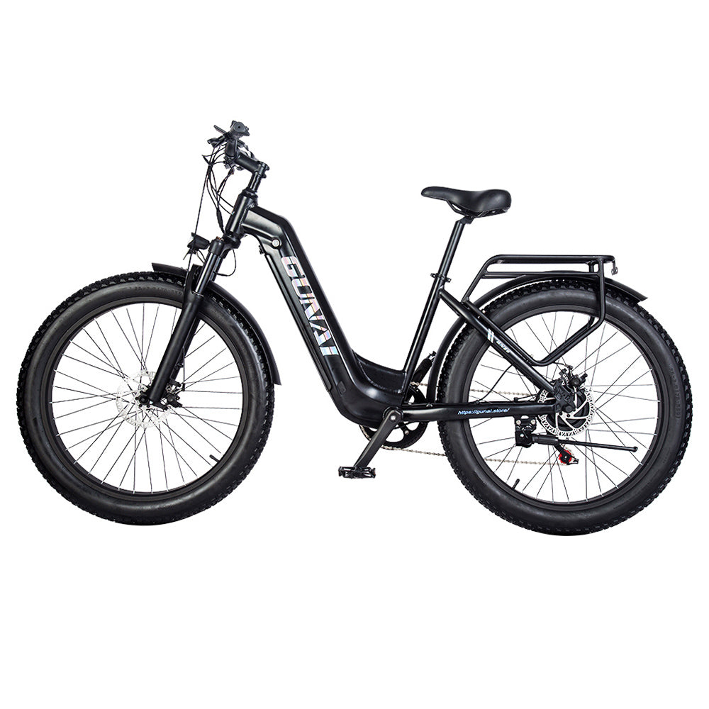 GUNAI GN26 Electric Bike 26" Tires 500W Bafang Motor 48V 17.5Ah Samsung Battery