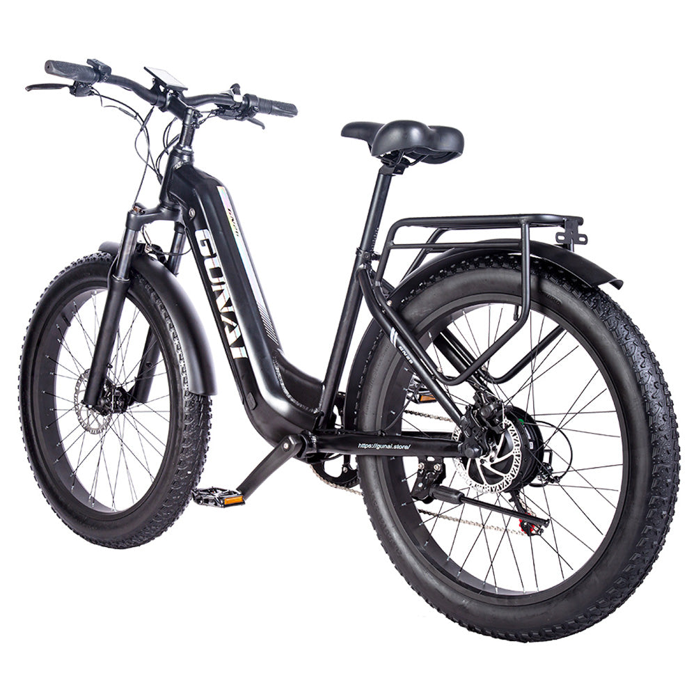 GUNAI GN26 Electric Bike 26" Tires 500W Bafang Motor 48V 17.5Ah Samsung Battery