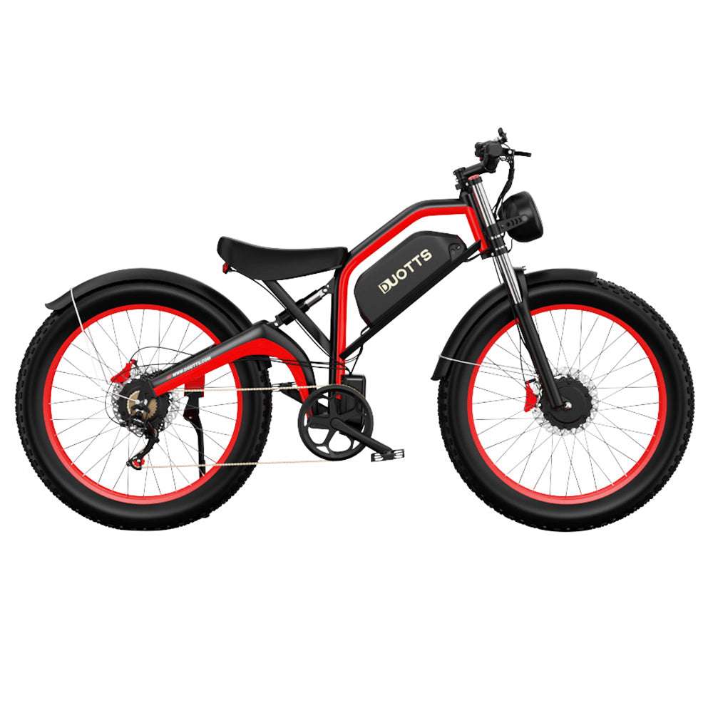 DUOTTS N26 Electric Bike 26" Tires Dual 750W Motors 48V 20Ah Samsung Battery