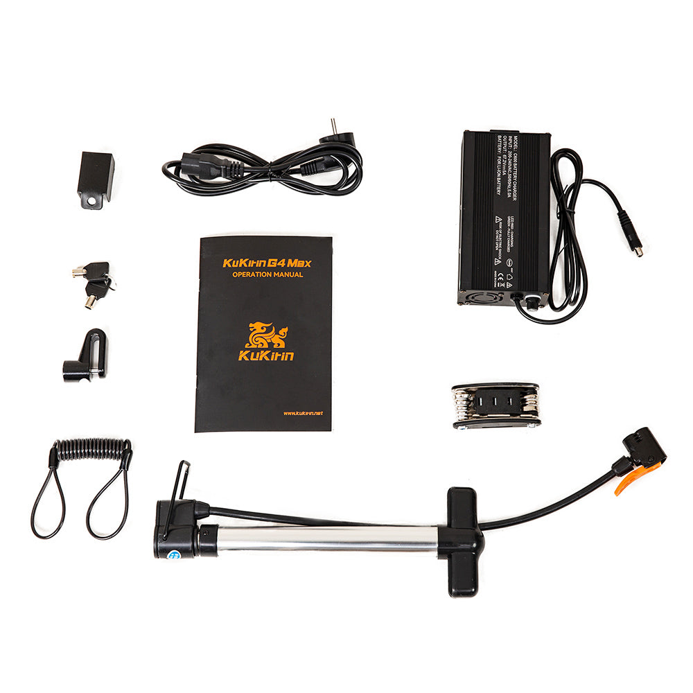 KuKirin G4 Max Electric Scooter 12" Tires Dual 1600W Motors 60V 35.2Ah Battery
