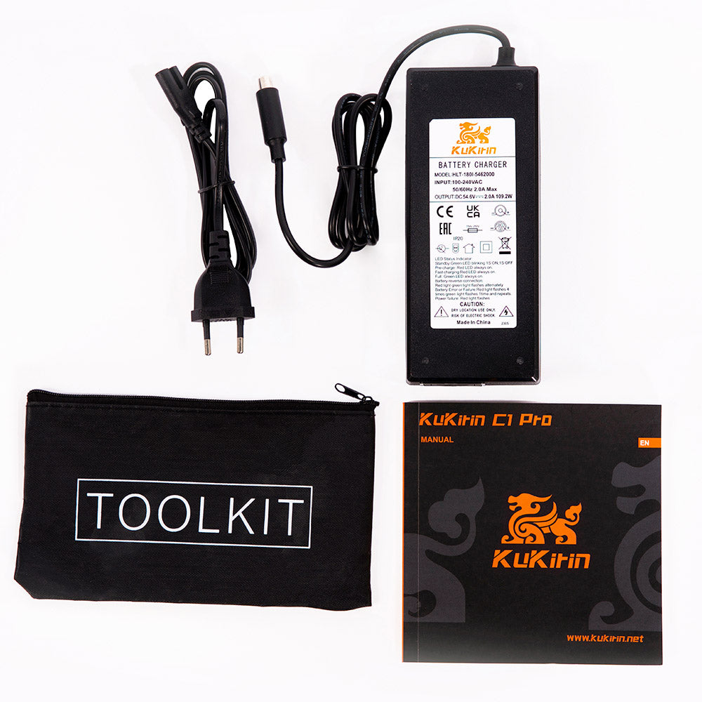 KuKirin C1 Pro Electric Scooter with Seat 14" Off-Road Tires 500W Motor