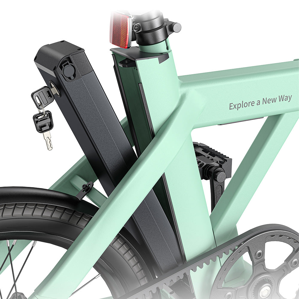 Bicicleta eléctrica ENGWE P20, neumáticos de 20", motor de 250 W, sensor de par, batería de 36 V y 9,6 Ah