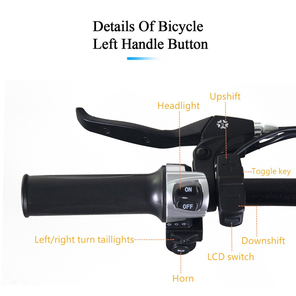 CMACEWHEEL F26 Electric Bike 27.5" Tires 500W Motor 48V 17Ah Battery