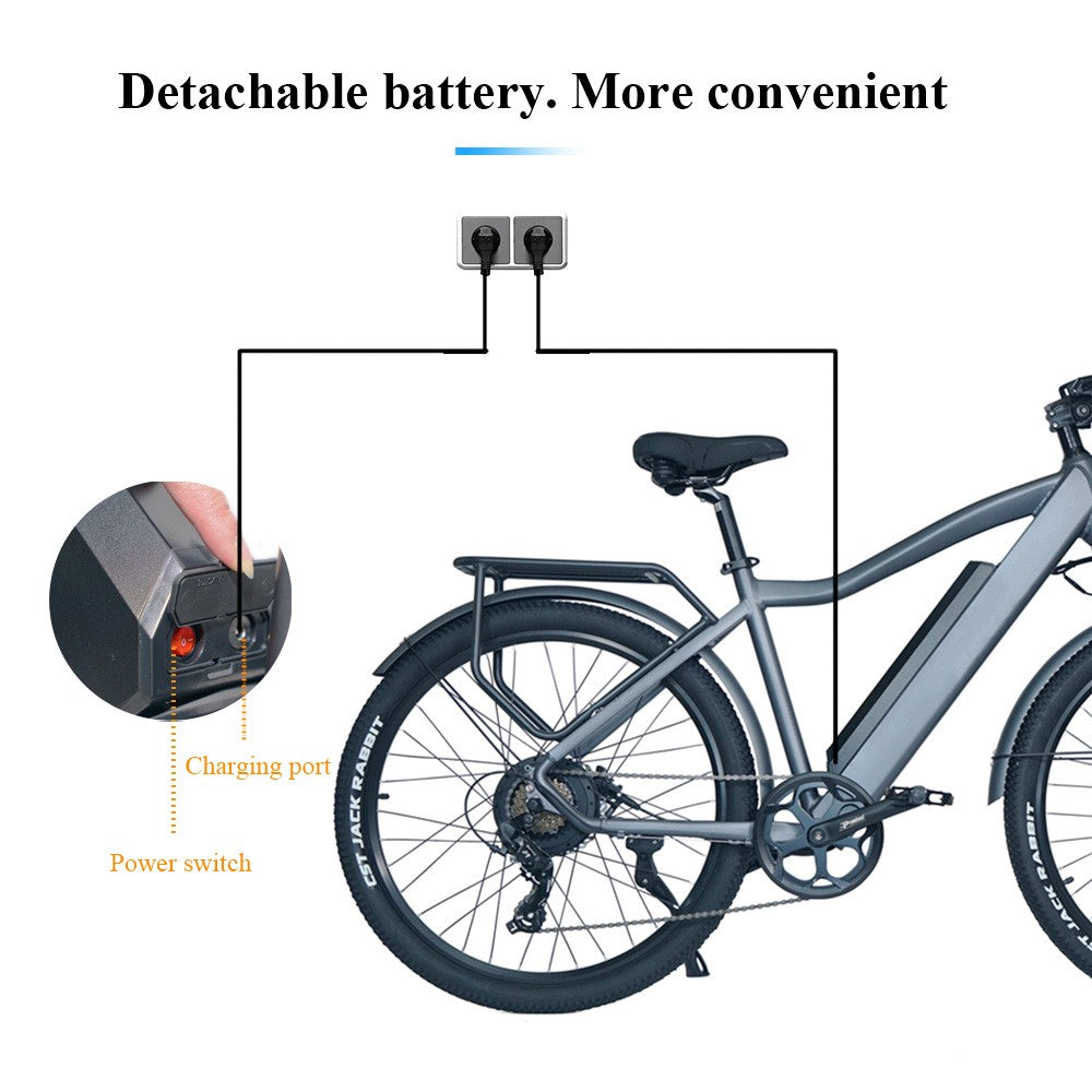 CMACEWHEEL F26 Electric Bike 27.5" Tires 500W Motor 48V 17Ah Battery