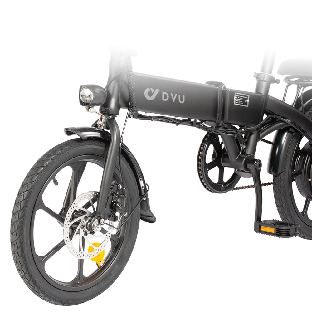 DYU A1F Electric City Bike 16" Tire 250W Motor 36V 7.5Ah Battery