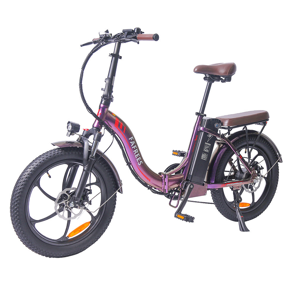 Bicicleta eléctrica urbana Fafrees F20 Pro, neumáticos de 20", motor de 250 W, batería de 36 V y 18 Ah