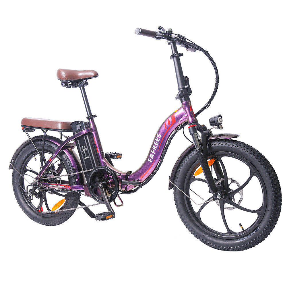 Bicicleta eléctrica urbana Fafrees F20 Pro, neumáticos de 20", motor de 250 W, batería de 36 V y 18 Ah