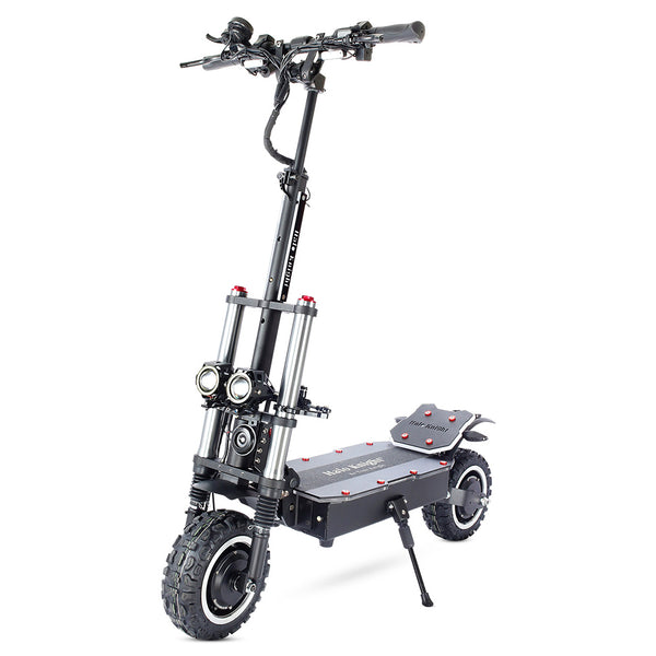 Patinete eléctrico Halo Knight T107 Pro de 11 pulgadas, motores duales de 3000 W, batería de 60 V y 38,4 Ah