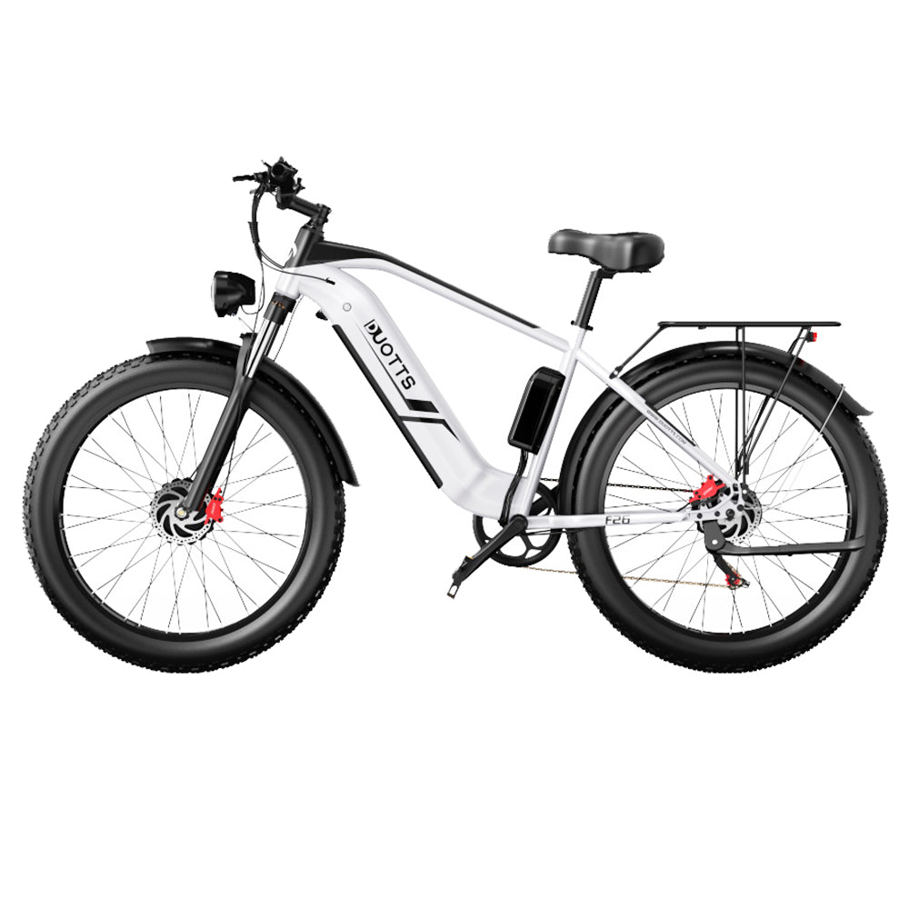 DUOTTS F26 Electric Bike 26" Tires Dual 750W Motors 48V 17.5Ah LG Battery