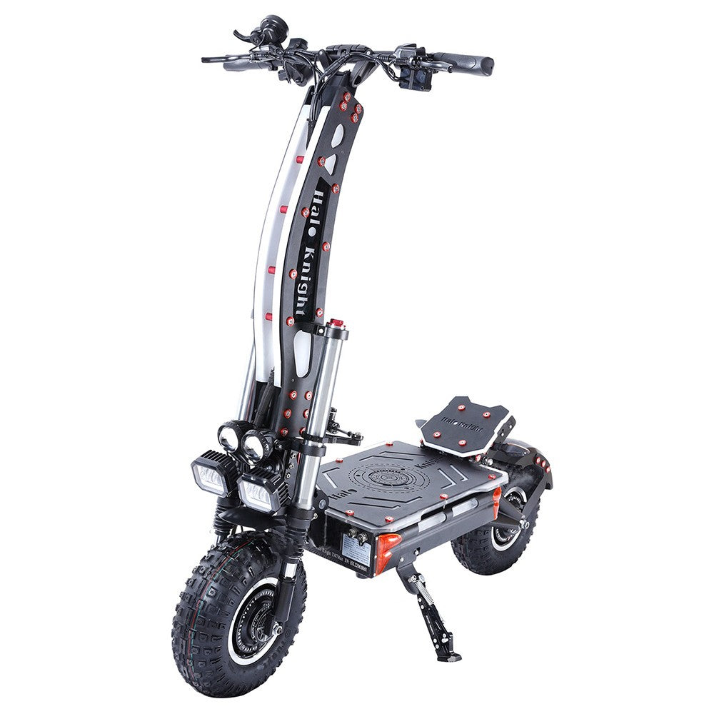 Halo Knight T107 Max Electric Scooter 14" Tires Dual 4000W Motors 72V 50Ah Battery