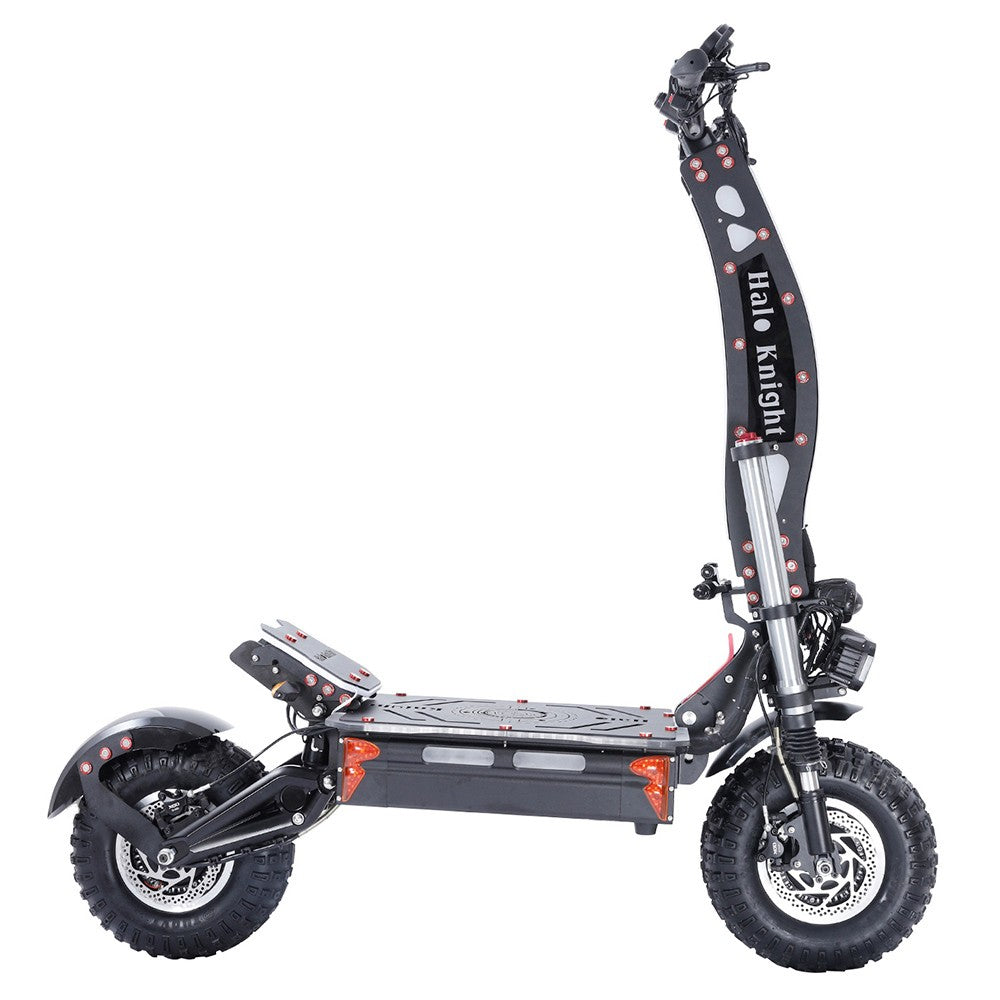 Halo Knight T107 Max Electric Scooter 14" Tires Dual 4000W Motors 72V 50Ah Battery