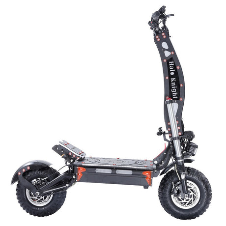Halo Knight T107 Max Electric Scooter 14" Tires Dual 4000W Motors 72V 50Ah Battery