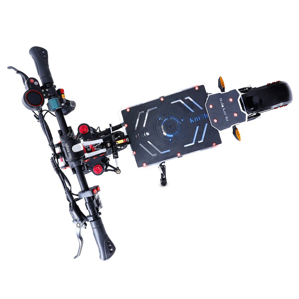 Halo Knight T107 Max Electric Scooter 14" Tires Dual 4000W Motors 72V 50Ah Battery