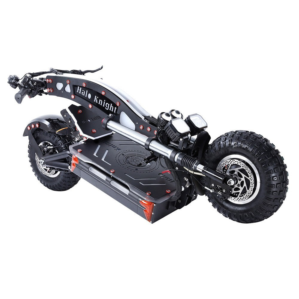 Halo Knight T107 Max Electric Scooter 14" Tires Dual 4000W Motors 72V 50Ah Battery