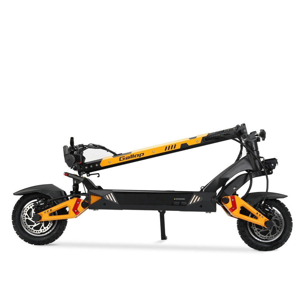 Patinete eléctrico Ausom Gallop de 10 pulgadas, motor doble de 1200 W, batería de 52 V y 23,2 Ah
