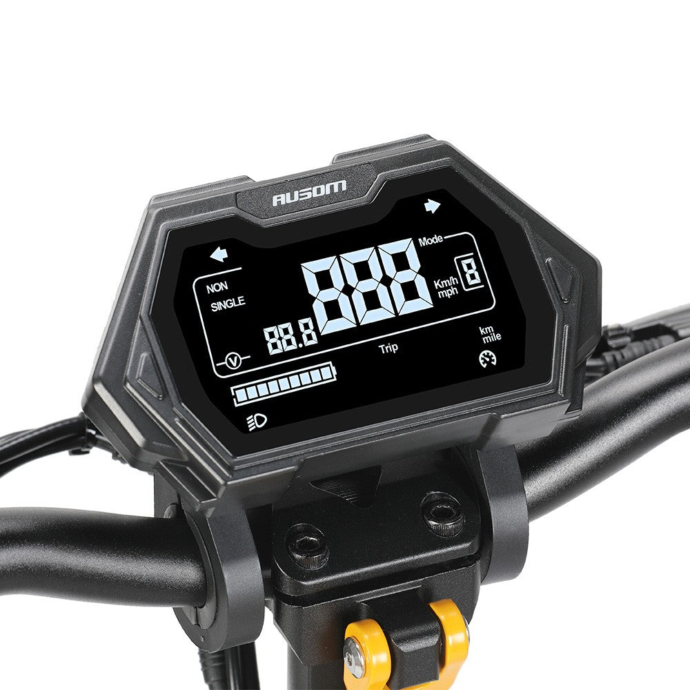 Ausom Leopard Electric Scooter with Seat 10" Tires 1000W 48V 20.8Ah Battery