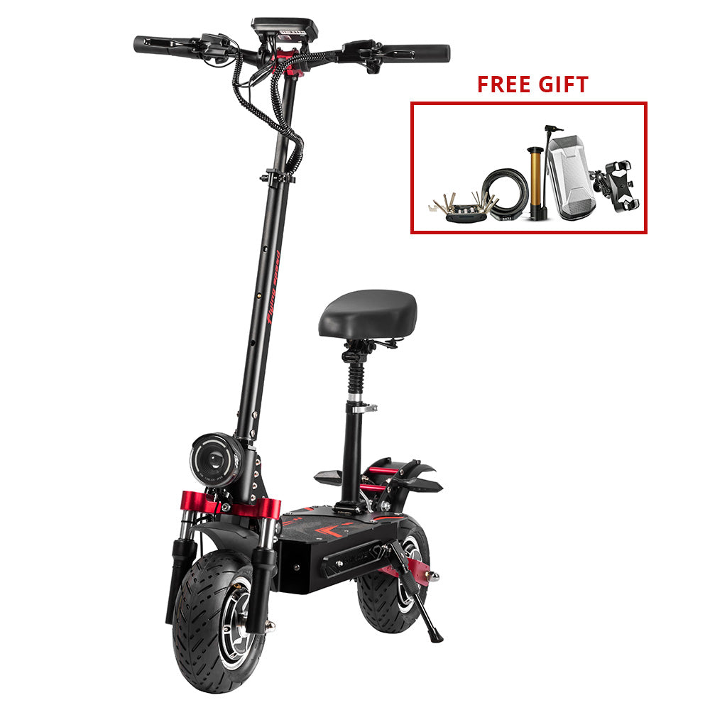 BOYUEDA Q7 Pro Max Electric Scooter 10" Tires Dual 1600W Motors 52V 28Ah Battery