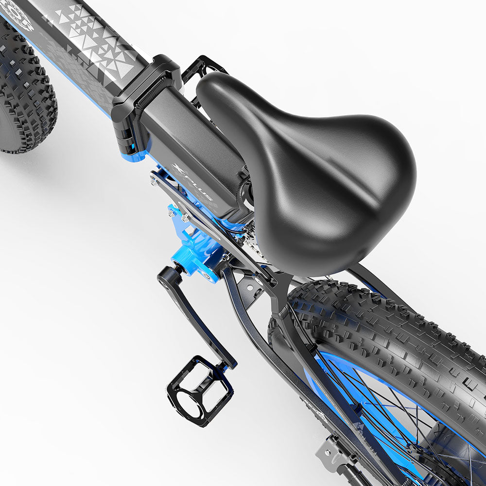 Bezior X-PLUS Electric Bike 26" Tires 1500W Motor 48V 17.5Ah Battery