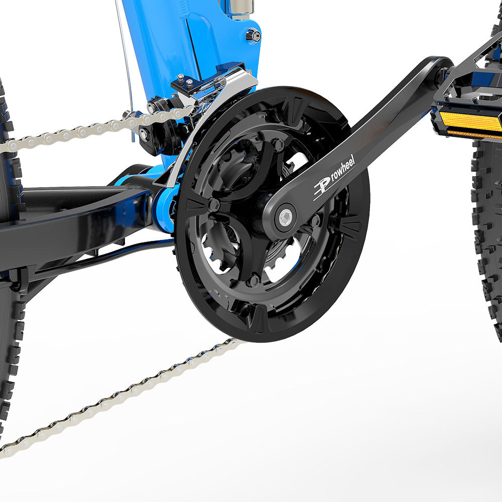 Bezior X-PLUS Electric Bike 26" Tires 1500W Motor 48V 17.5Ah Battery