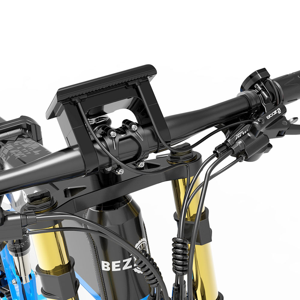 Bezior X-PLUS Electric Bike 26" Tires 1500W Motor 48V 17.5Ah Battery