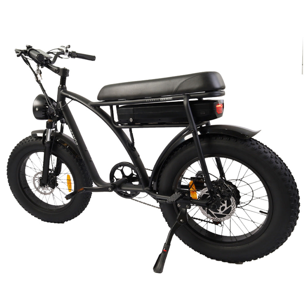 Bezior XF001 Electric Mountain Bike 20" Fat Tires 1000W Motor 48V 12.5Ah Battery