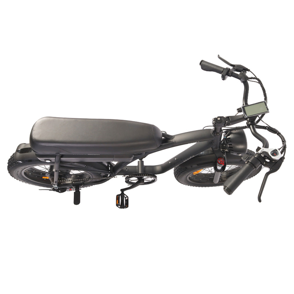 Bezior XF001 Electric Mountain Bike 20" Fat Tires 1000W Motor 48V 12.5Ah Battery