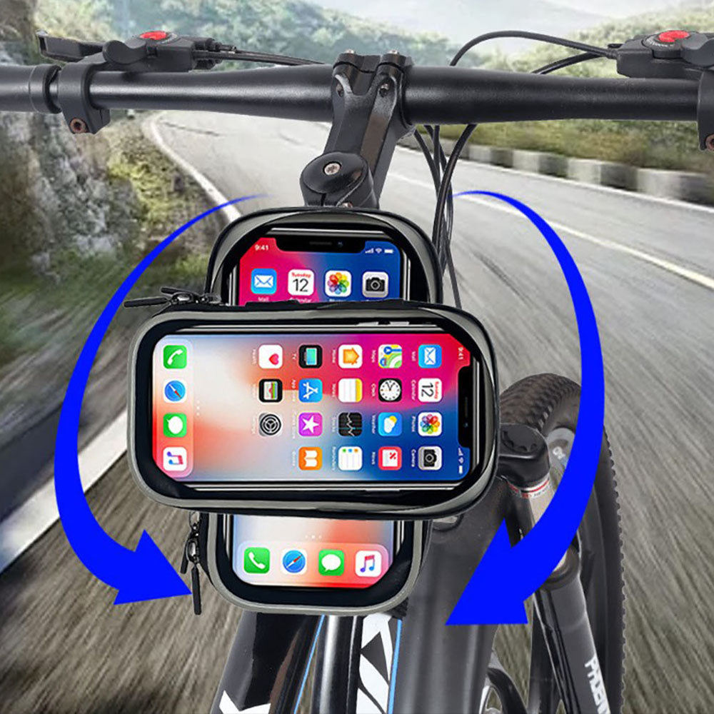 Bike Handlebar Bag 7-inch with Strap