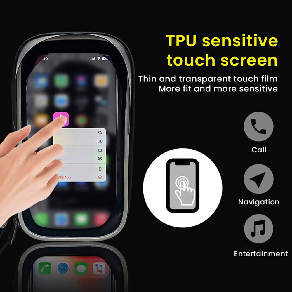 Bike Handlebar Bag 7-inch with Strap