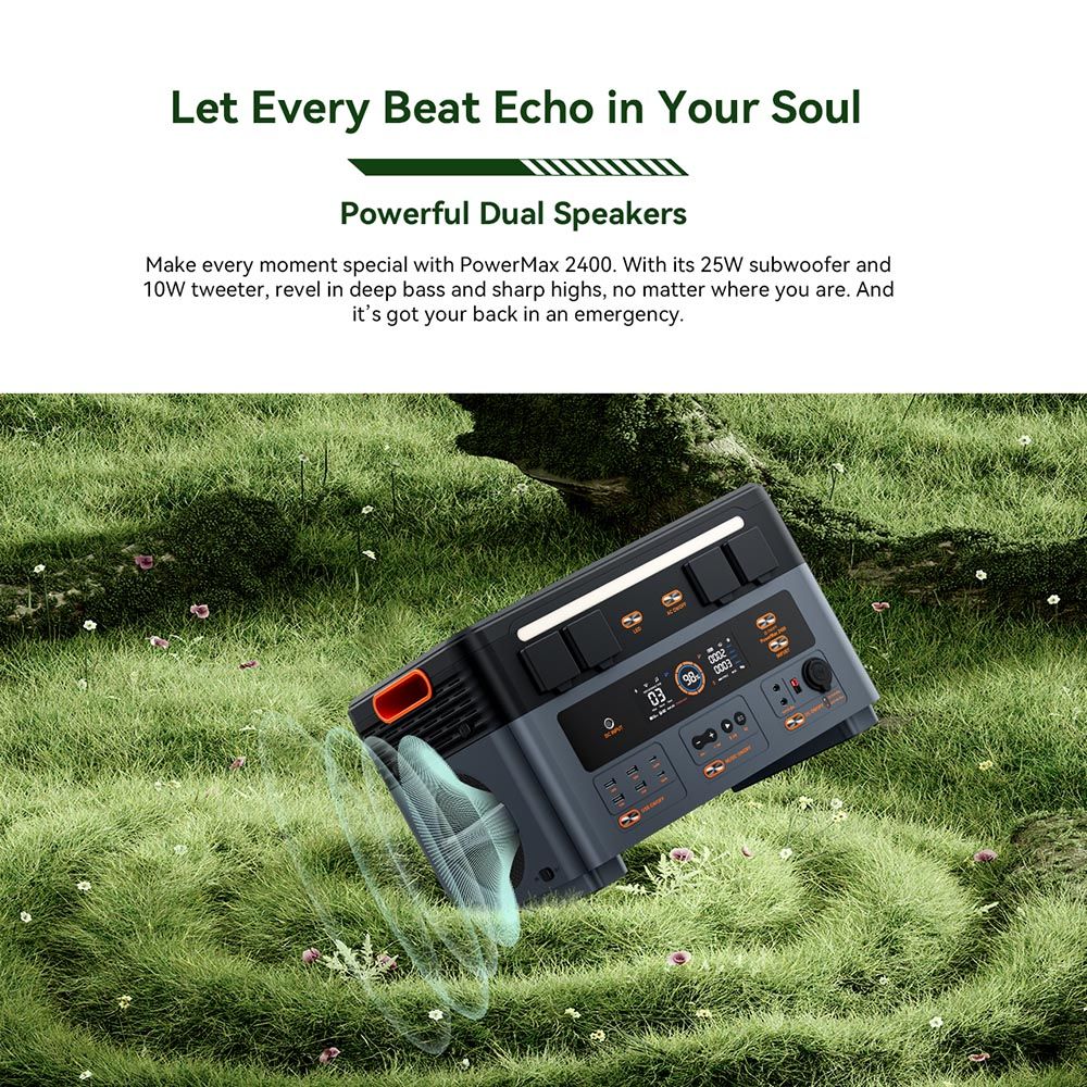 Altavoces duales Blackview Oscal PowerMax2400 Power Station