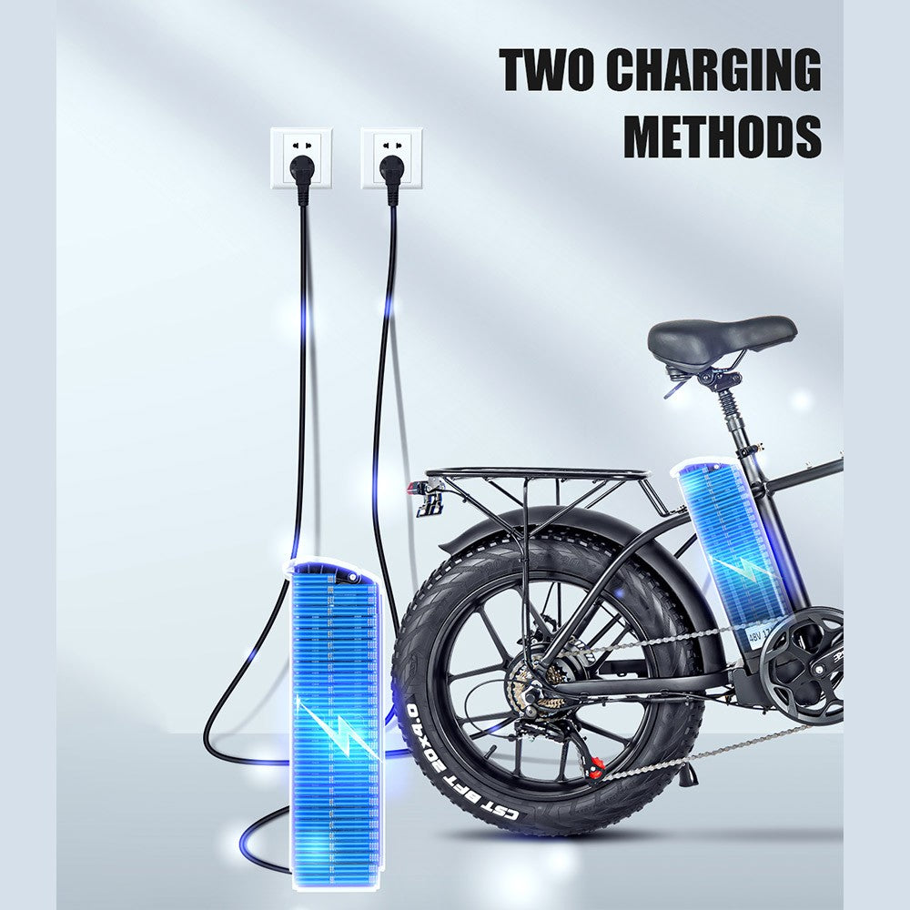 CMACEWHEEL T20 Electric Bike 20" Tires 750W Motor 48V 17Ah Battery