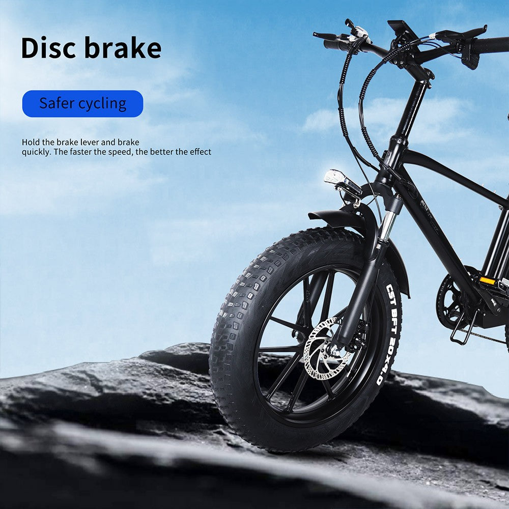 CMACEWHEEL T20 Electric Bike 20" Tires 750W Motor 48V 17Ah Battery