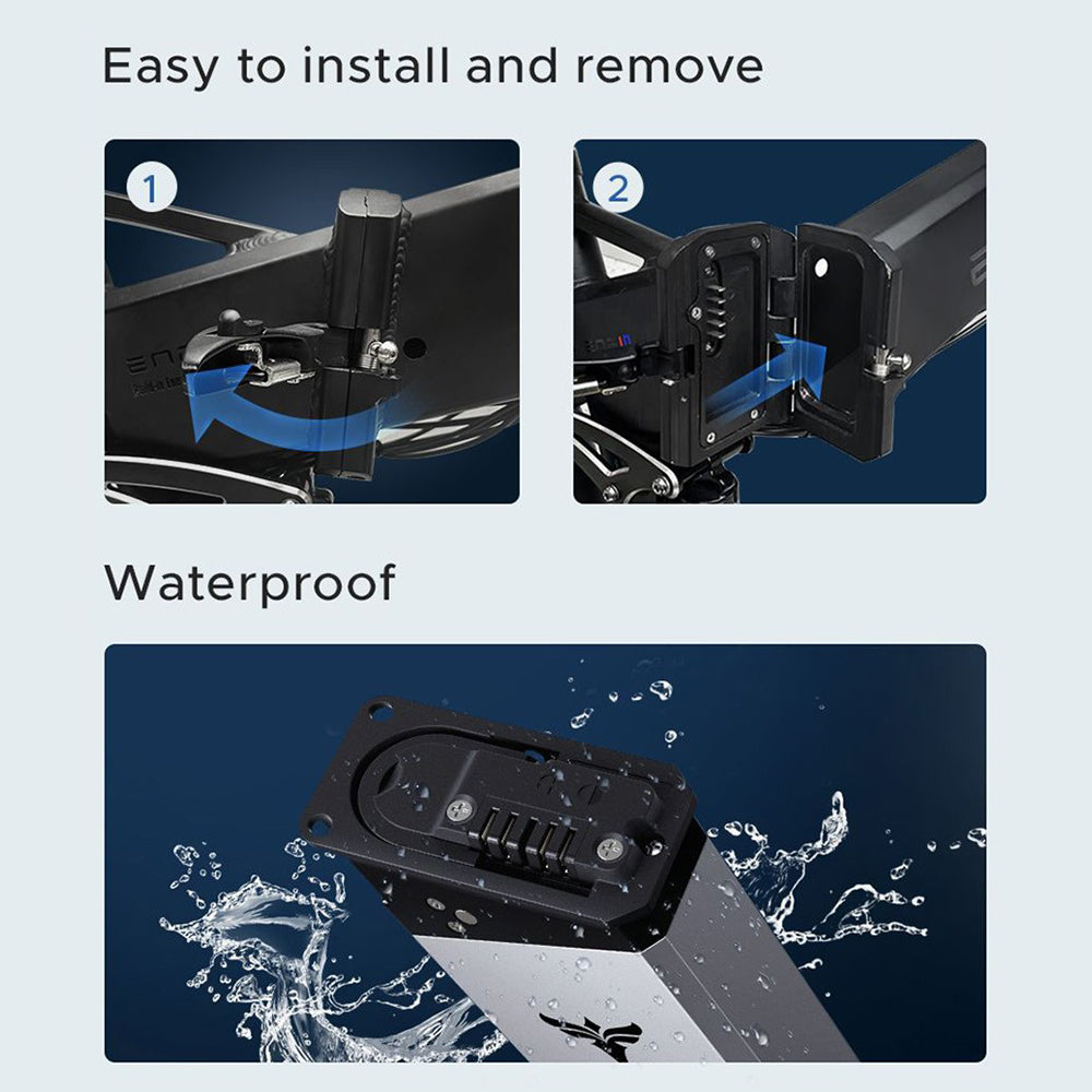 Bicicleta de montaña eléctrica ENGWE ENGINE Pro de 20 pulgadas con neumáticos anchos, batería de 750 W y 48 V y 16 Ah