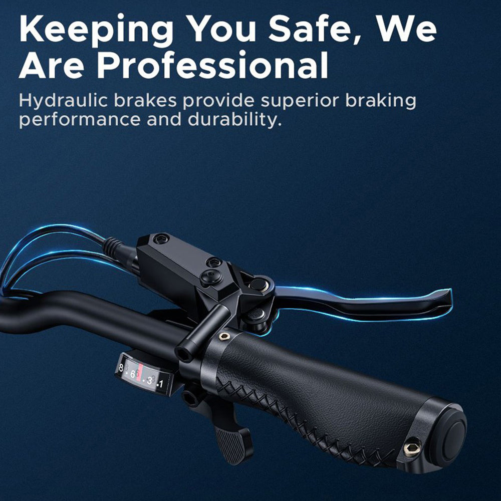 Bicicleta de montaña eléctrica ENGWE ENGINE Pro de 20 pulgadas con neumáticos anchos, batería de 750 W y 48 V y 16 Ah