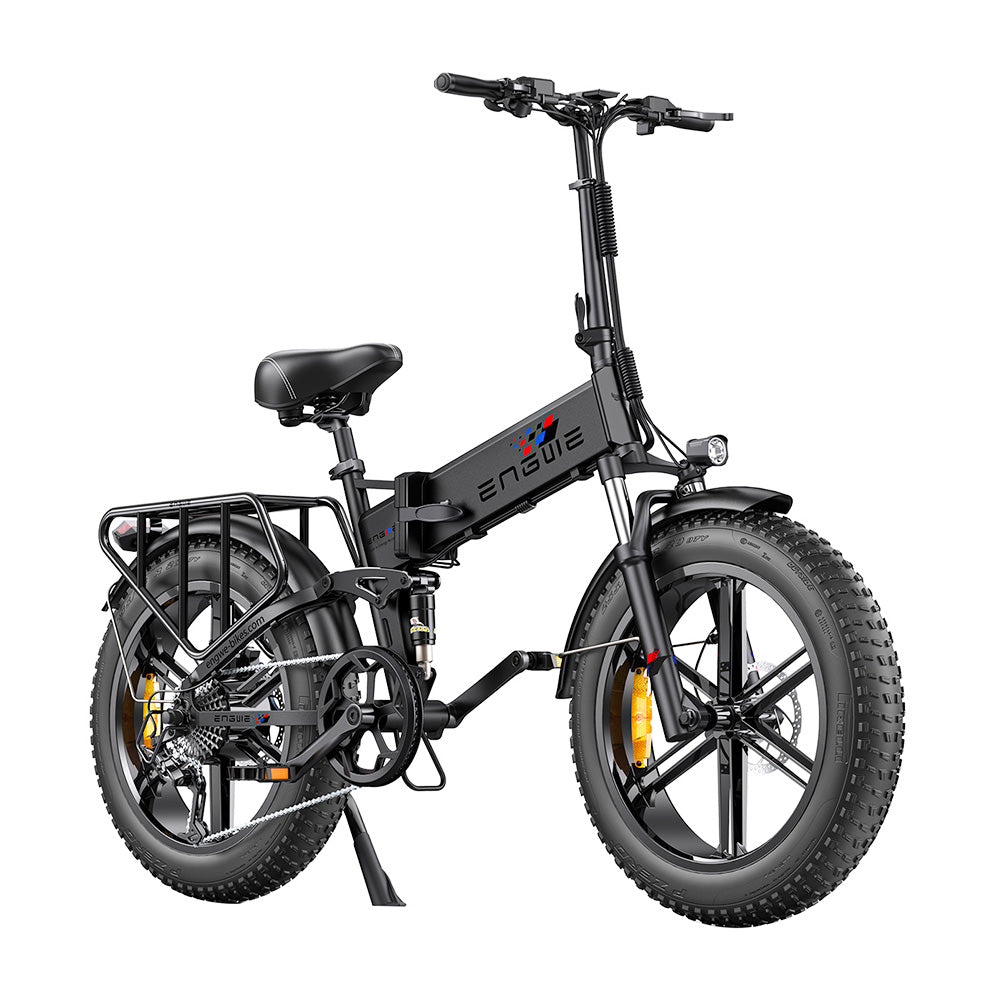 Bicicleta de montaña eléctrica ENGWE ENGINE Pro de 20 pulgadas con neumáticos anchos, batería de 750 W y 48 V y 16 Ah