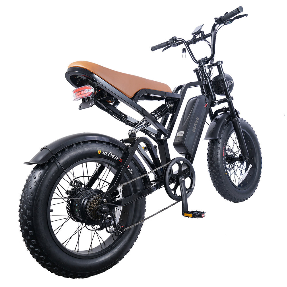Bicicleta eléctrica EUENI FXH009 Pro de 20", neumáticos anchos, motor de 750 W, batería de 48 V y 15 Ah