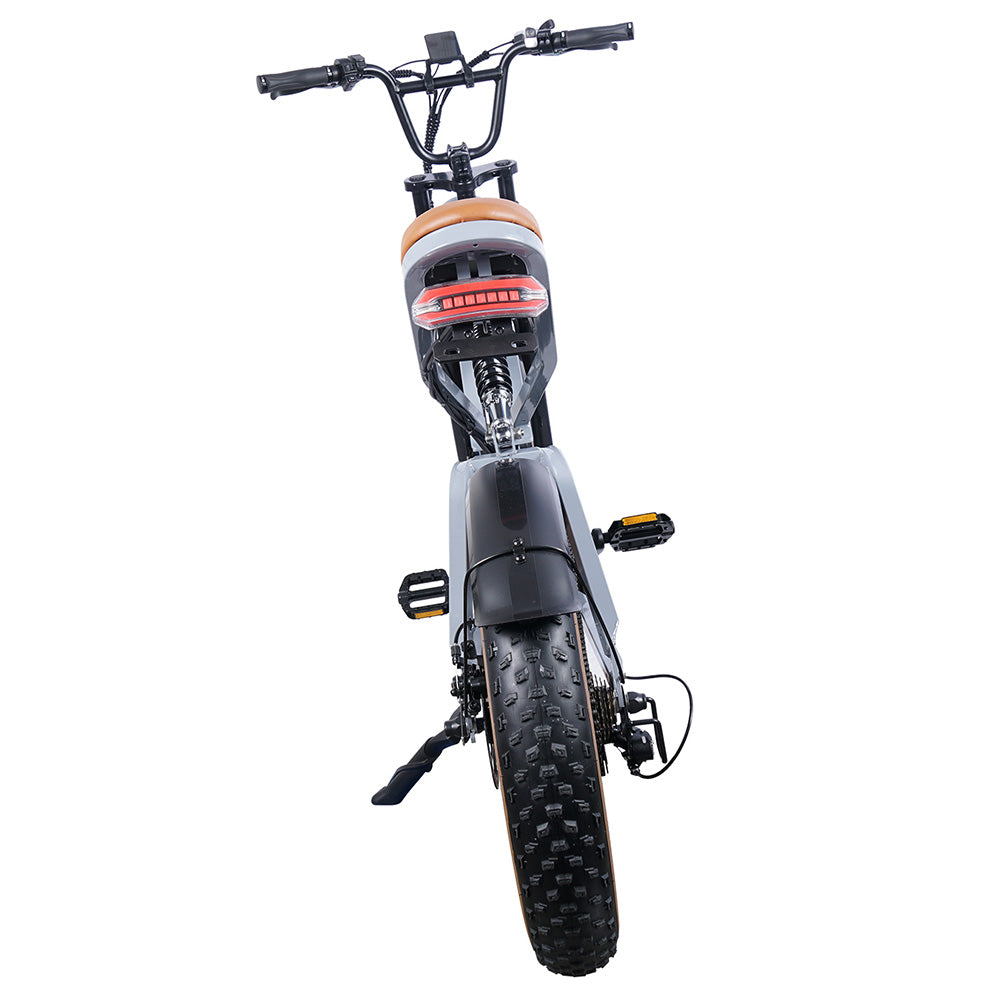 Bicicleta eléctrica EUENI FXH009 Pro de 20", neumáticos anchos, motor de 750 W, batería de 48 V y 15 Ah