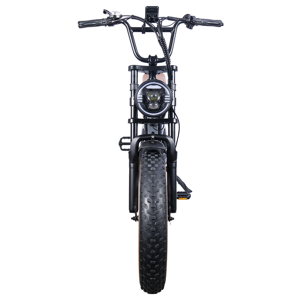 Bicicleta eléctrica EUENI FXH009 Pro de 20", neumáticos anchos, motor de 750 W, batería de 48 V y 15 Ah