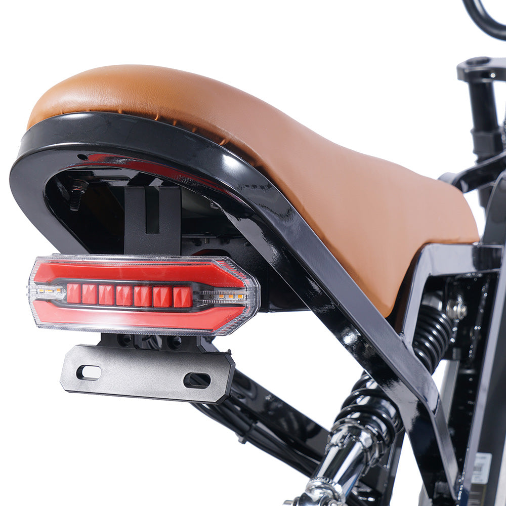 Bicicleta eléctrica EUENI FXH009 Pro de 20", neumáticos anchos, motor de 750 W, batería de 48 V y 15 Ah