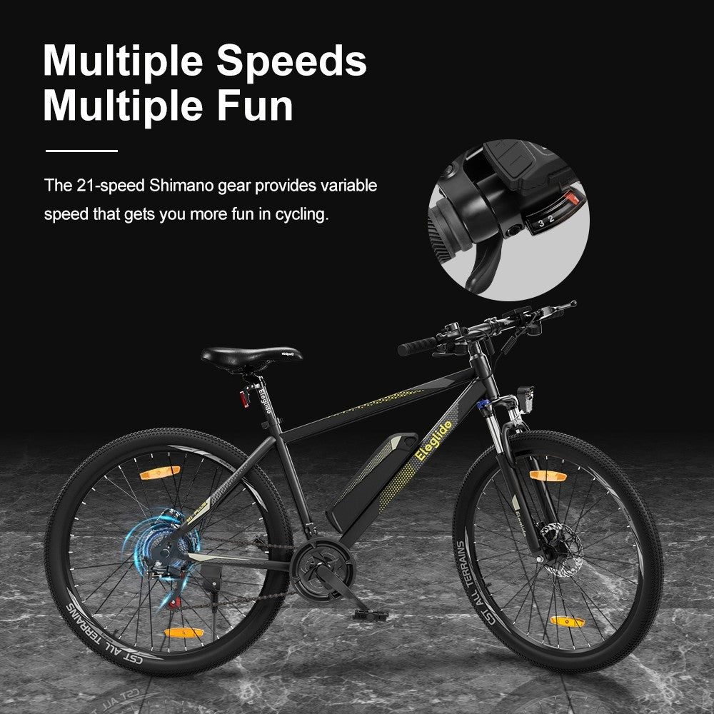 Eleglide Mopride Plus 1 Electric Mountain Bike 250W Motor 36V 12.5Ah Battery