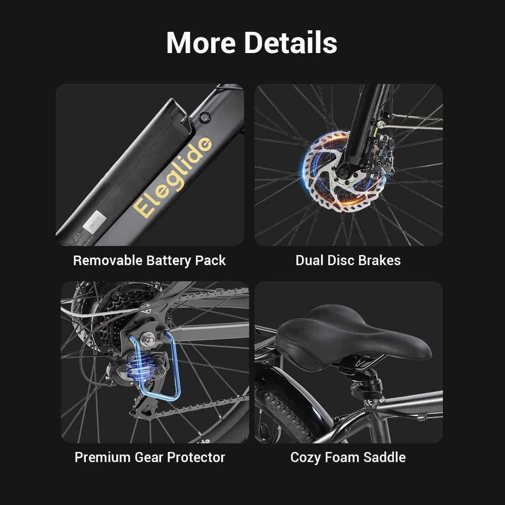 2-Pack Eleglide T1 Electric Trekking Bike Offer