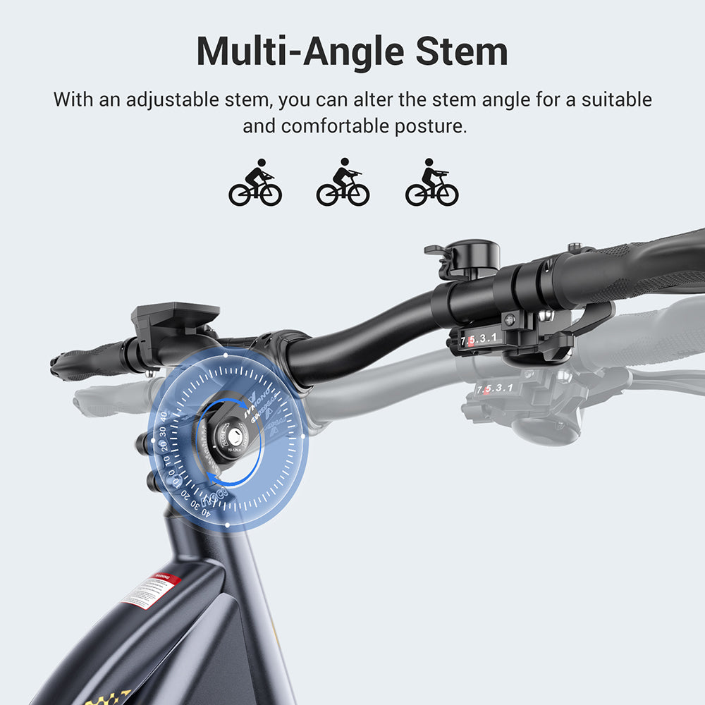 Eleglide C1 Step-Thru Electric Trekking Bike 27.5" 250W Mid-Drive 36V 14.5Ah Battery