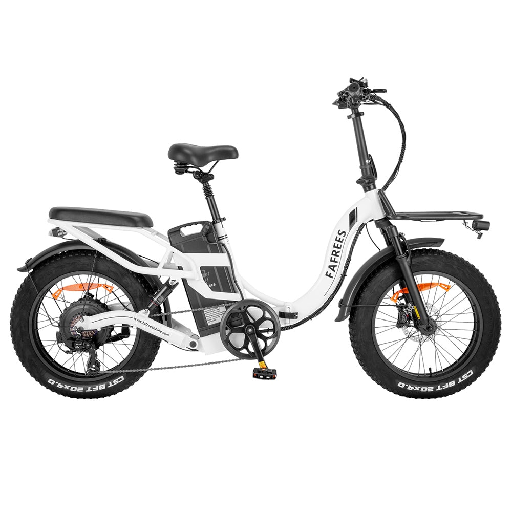 Bicicleta eléctrica Fafrees F20 X-Max con neumáticos de 20", motor de 750 W y batería de 48 V y 30 Ah